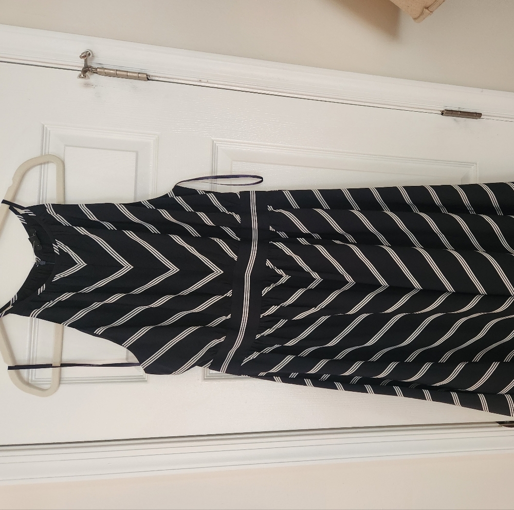 Ann Taylor Factory blue stripe dress